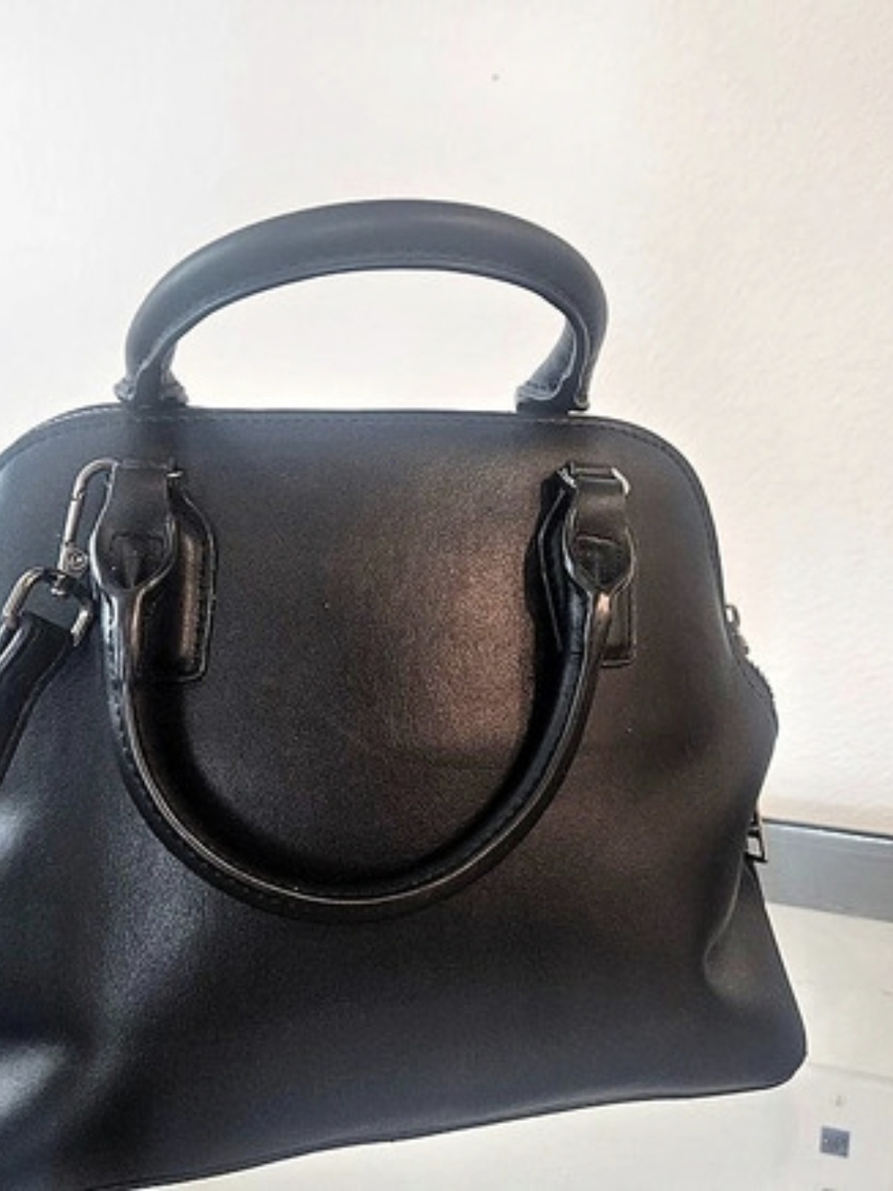 Steve Madden Black Satchel